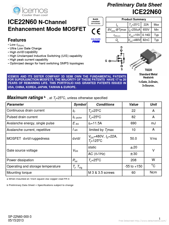 ICE22N60