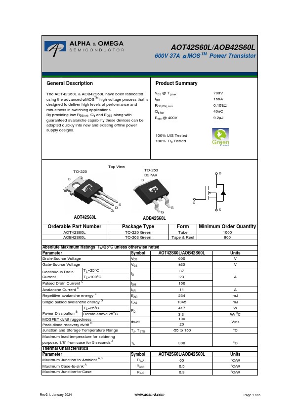 AOB42S60L