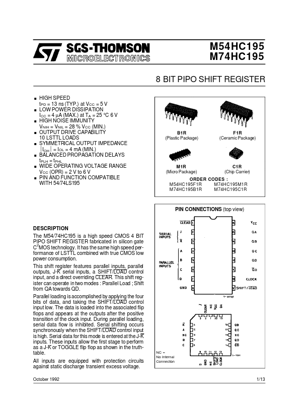 M74HC195