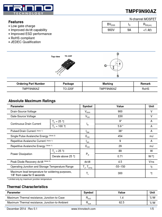 TMPF9N90AZ