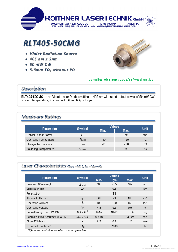 RLT405-50CMG