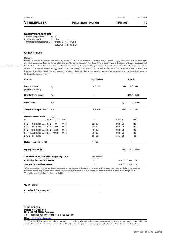 TFS403