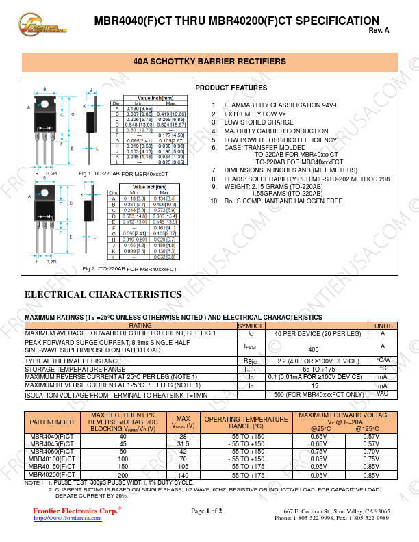 MBR40100CT