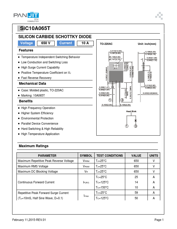 SiC10A065T