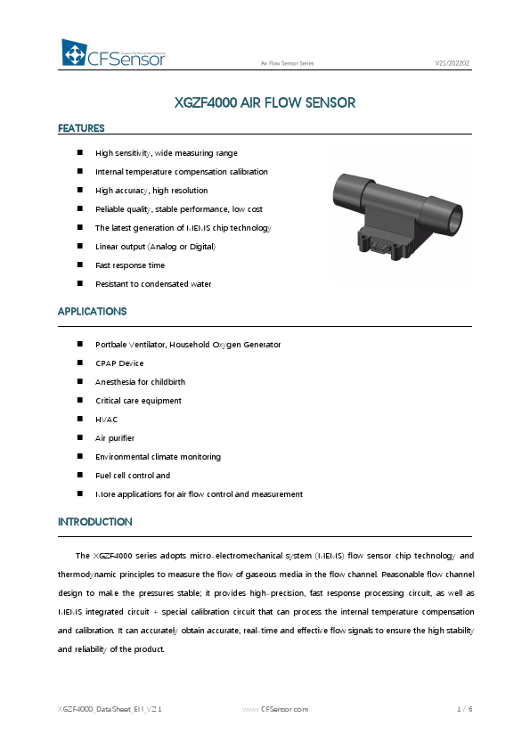 XGZF4000 Datasheet Preview