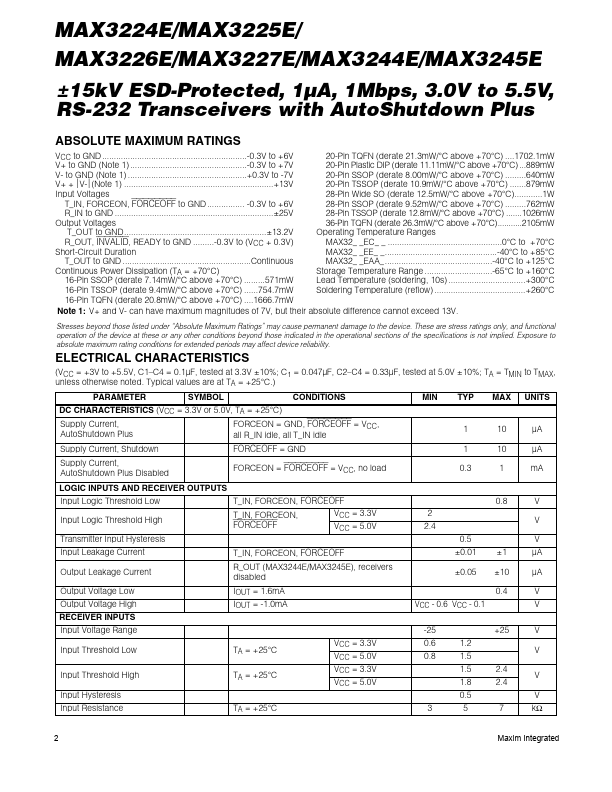 MAX3226E