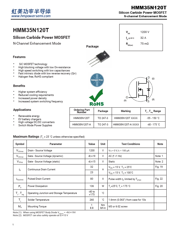 HMM35N120T Datasheet Preview