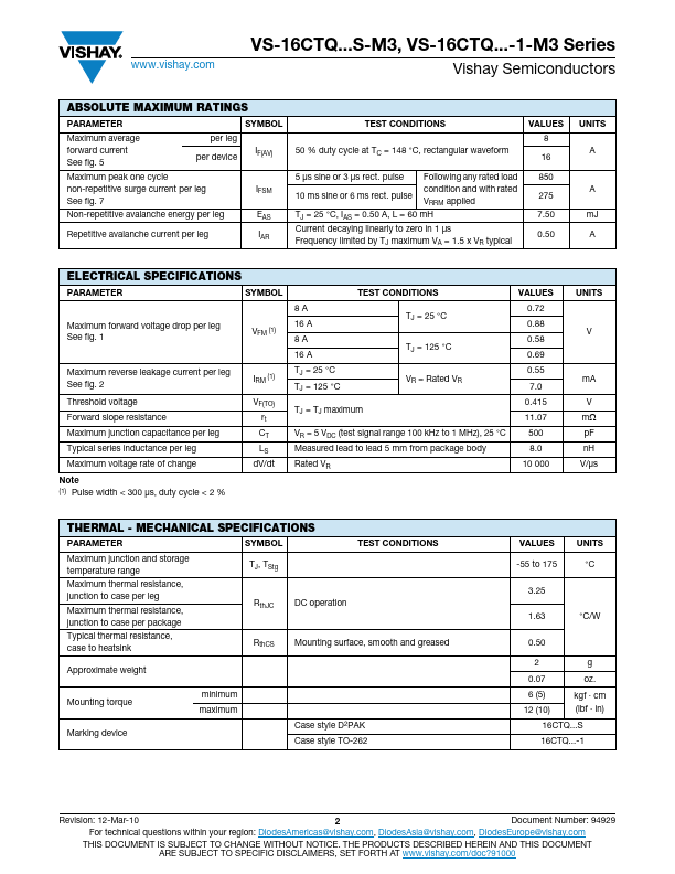 VS-16CTQ100-1-M3