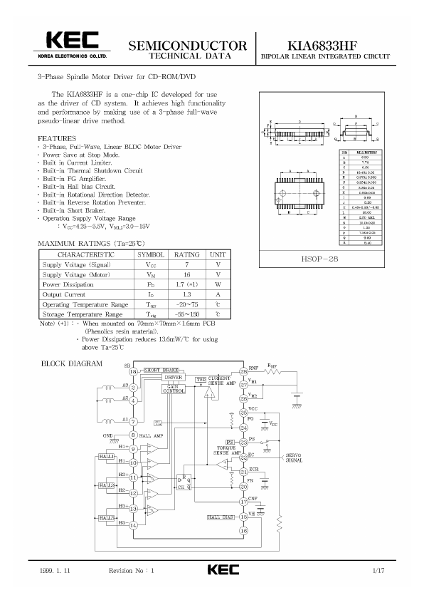 KIA6833HF