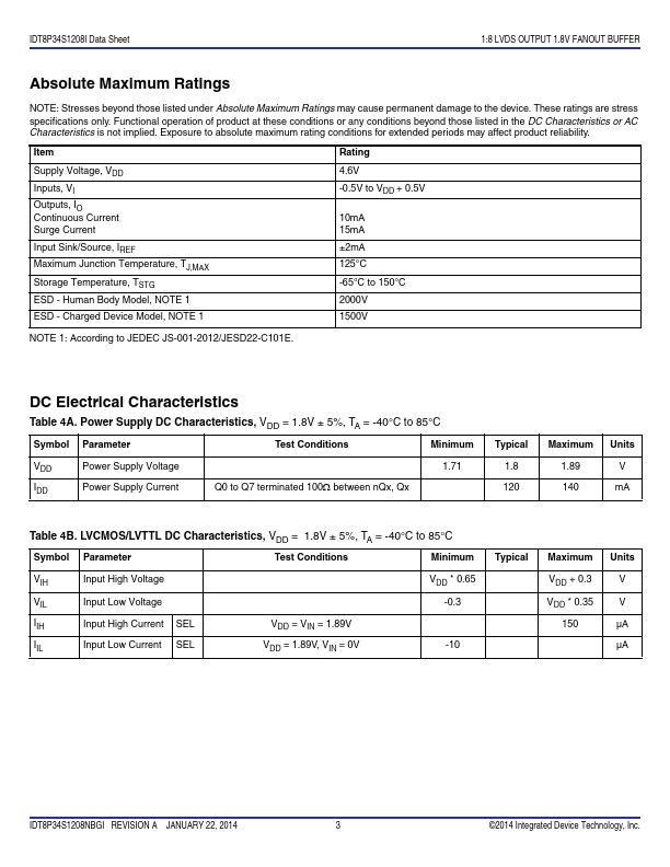 IDT8P34S1208I