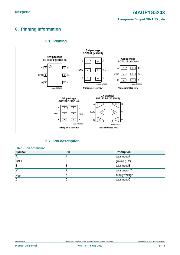 74AUP1G3208