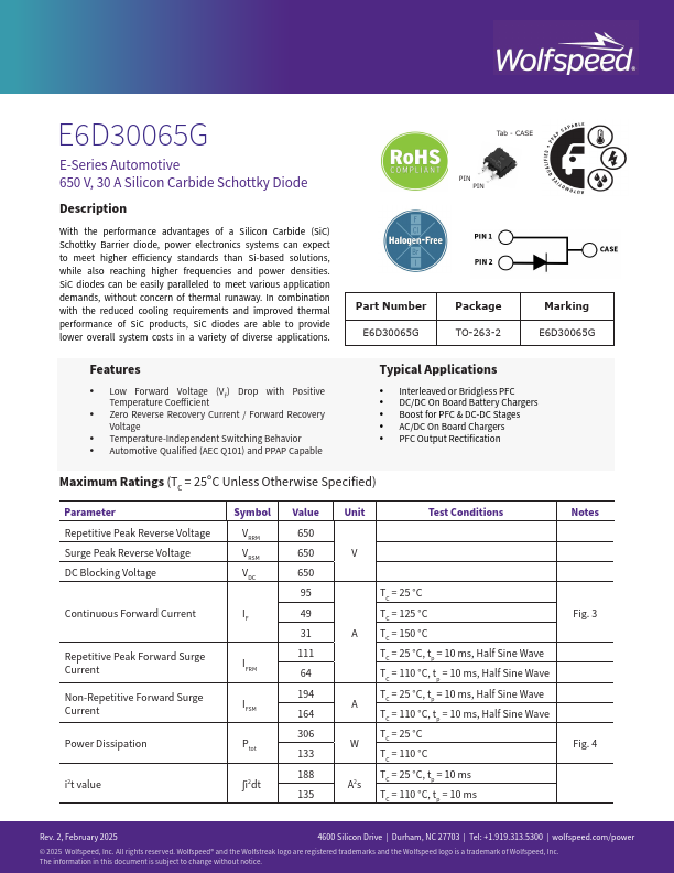E6D30065G Datasheet Preview