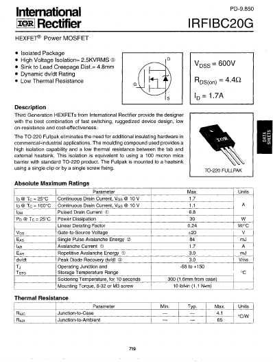 IRFIBC20