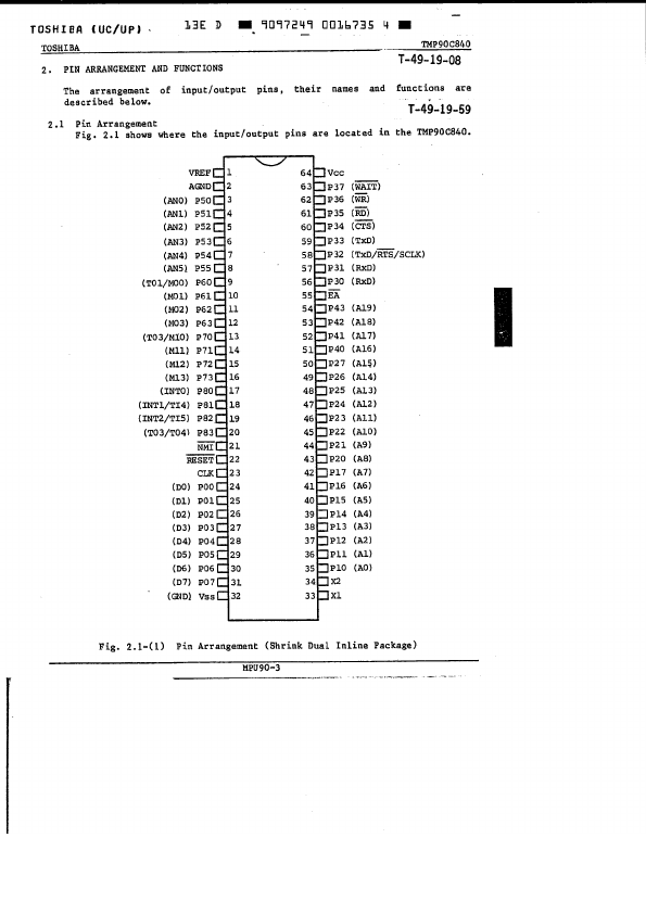 TMP90C840N