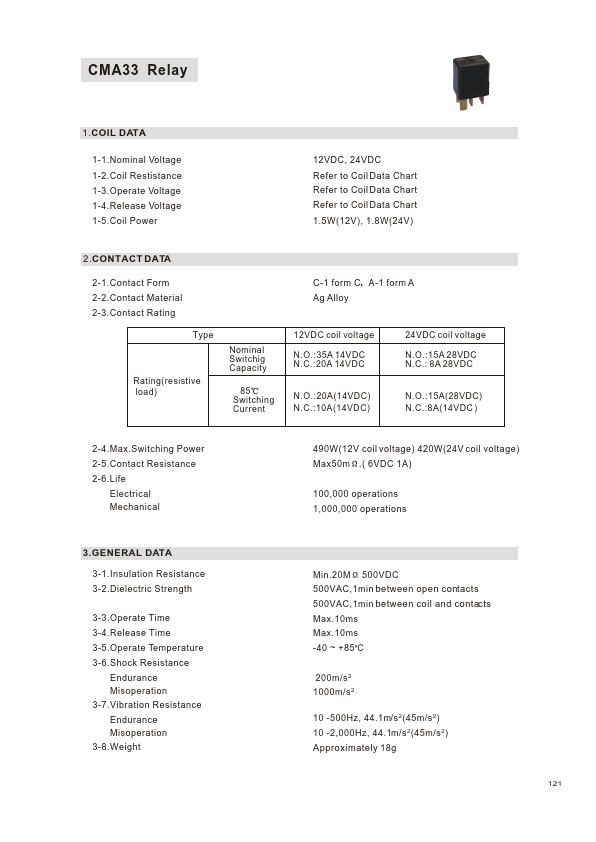 CMA33-DC12V