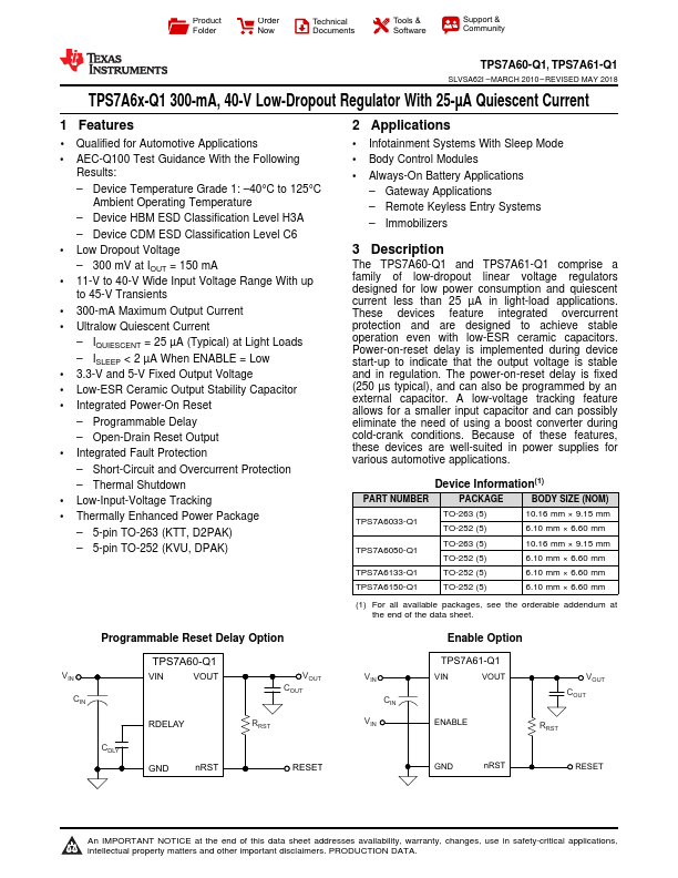 TPS7A60-Q1