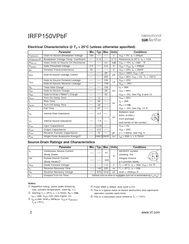 IRFP150VPBF