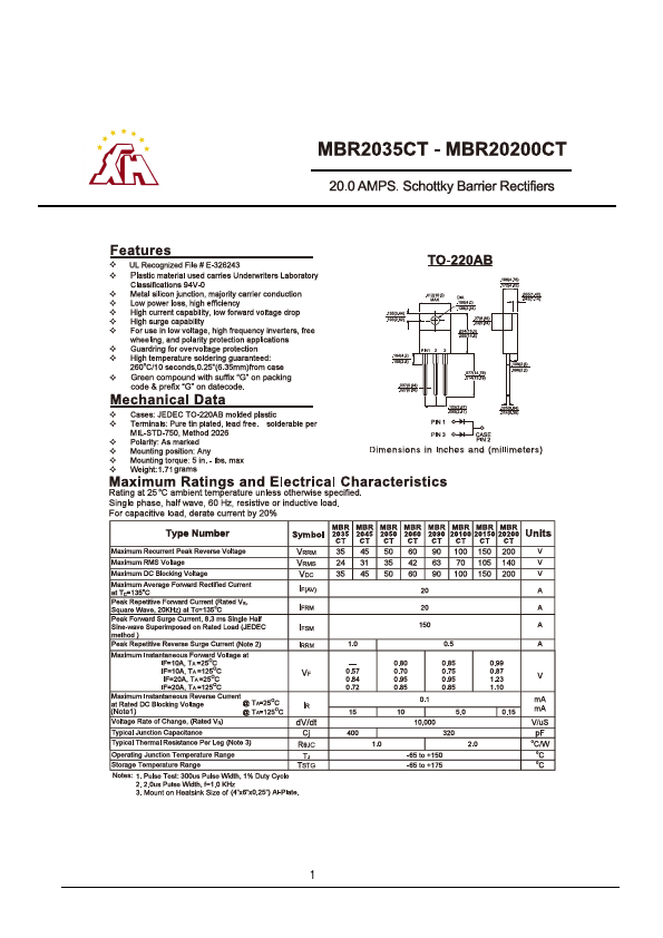 MBR2050CT