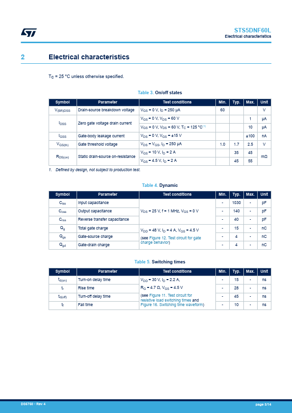 STS5DNF60L