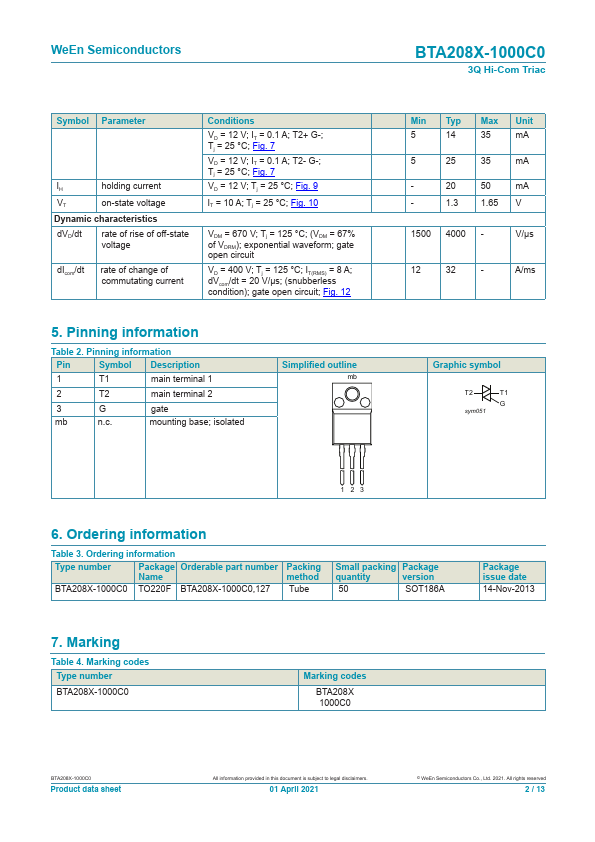 BTA208X-1000C0