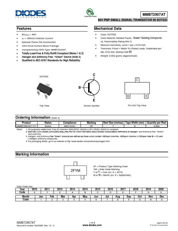 MMBT2907AT