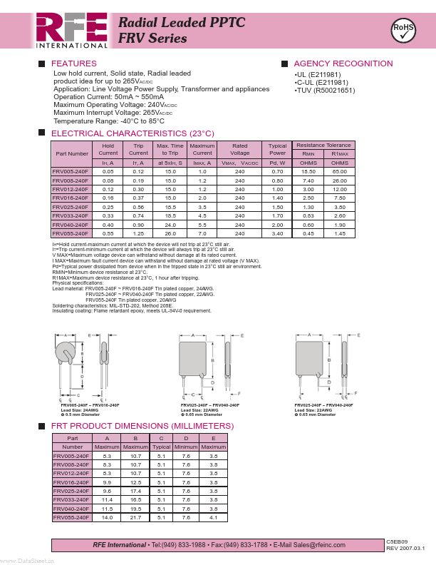 FRV040-240F