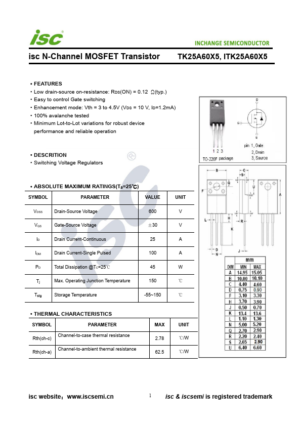 TK25A60X5