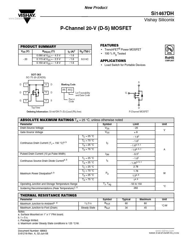 SI1467DH