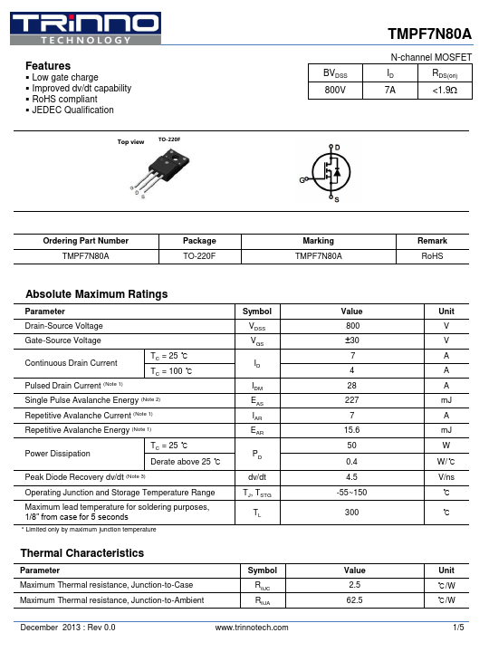 TMPF7N80A