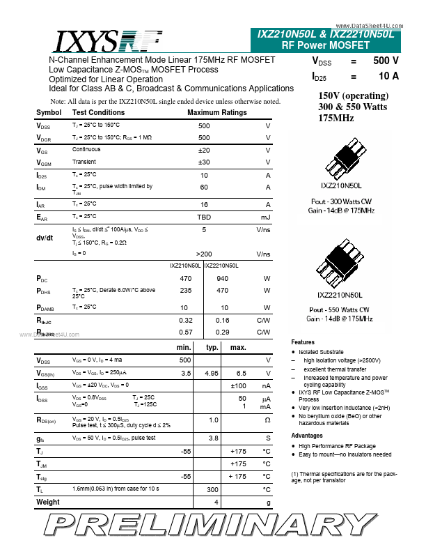 IXZ2210N50L