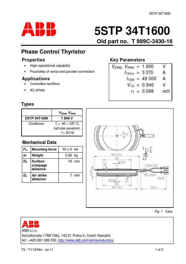 5STP34T1600