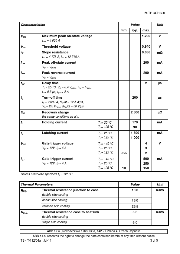 5STP34T1600