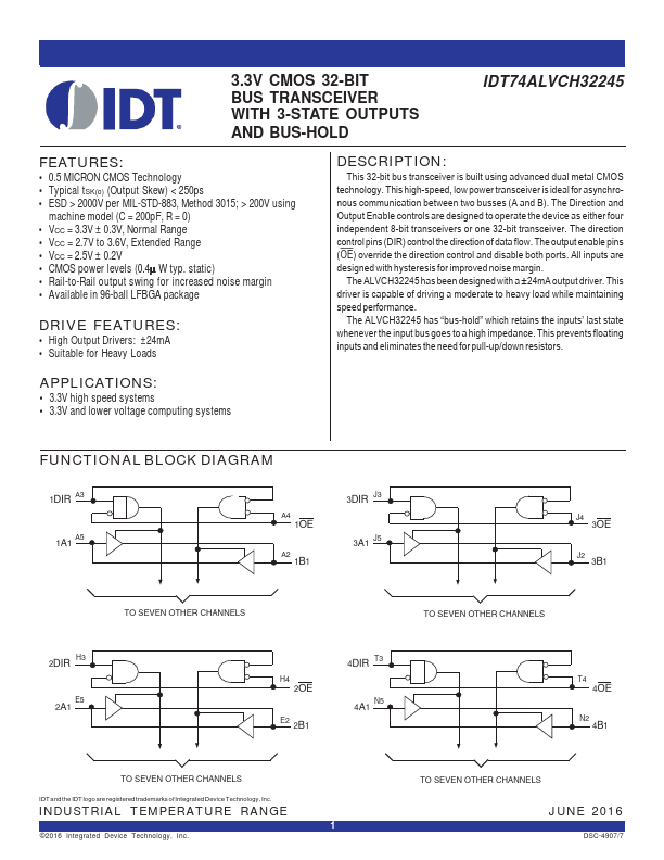 IDT74ALVCH32245