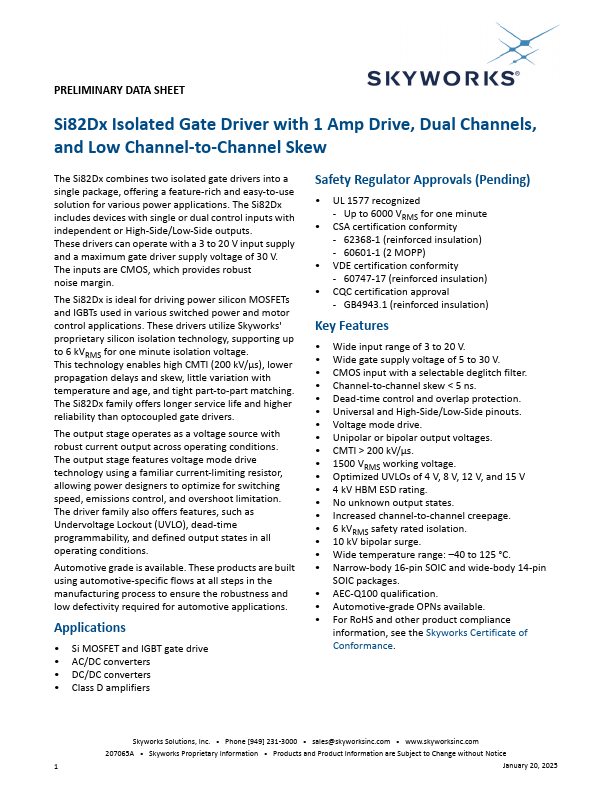 Si82D39 Datasheet Preview