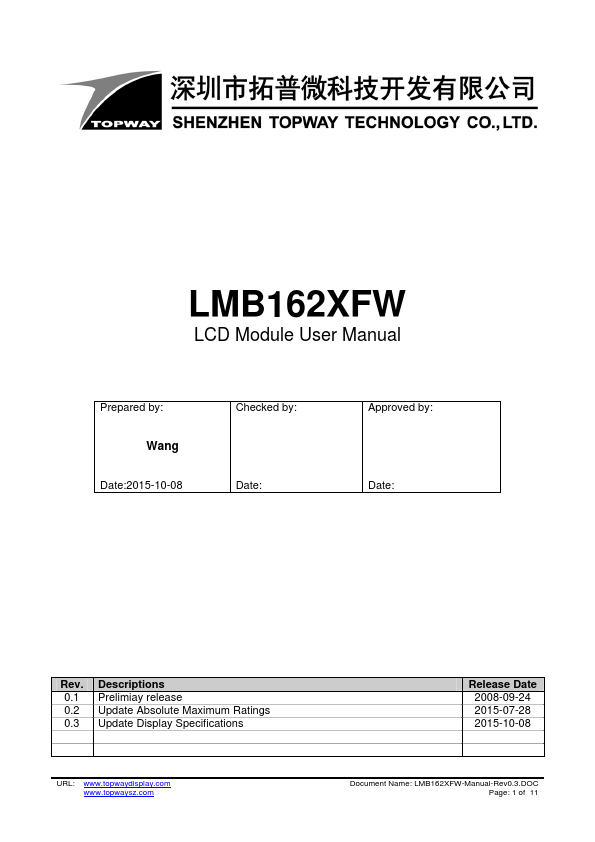 LMB162XFW