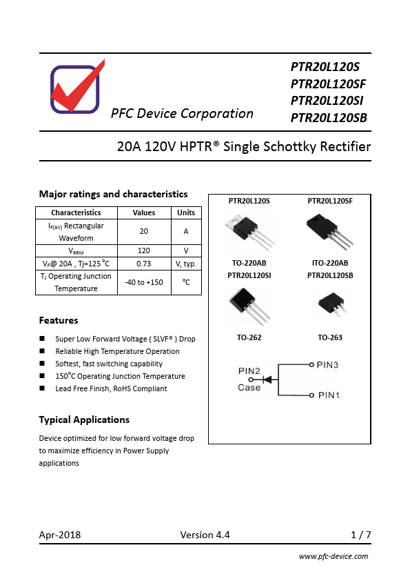 PTR20L120SF