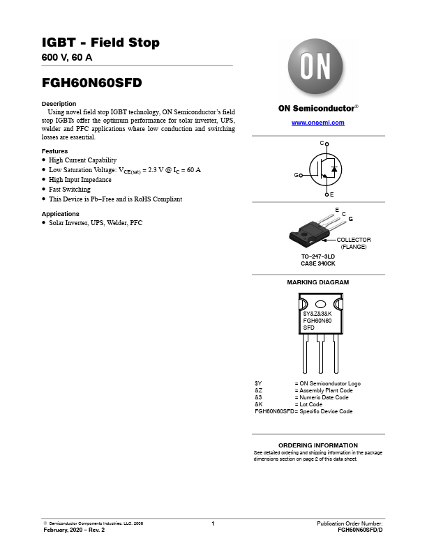 FGH60N60SFD