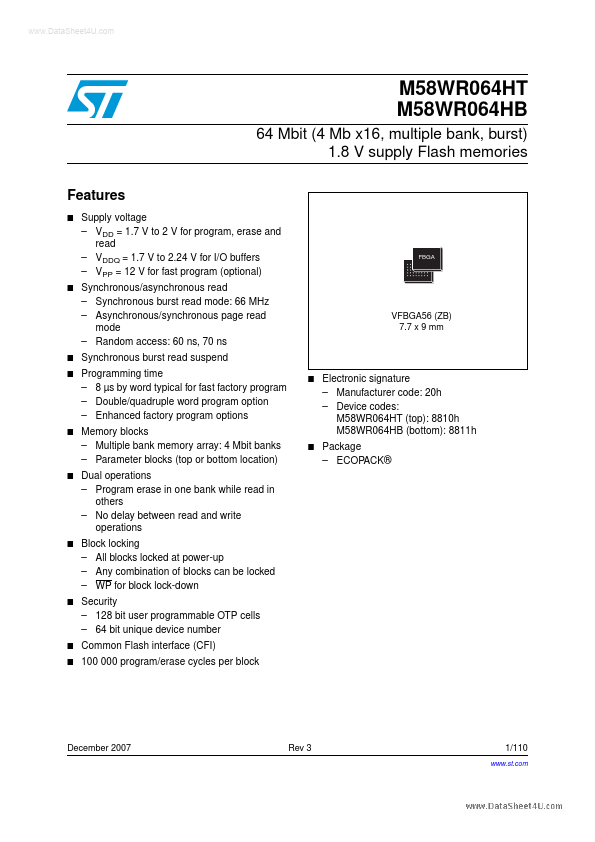 M58WR064HT