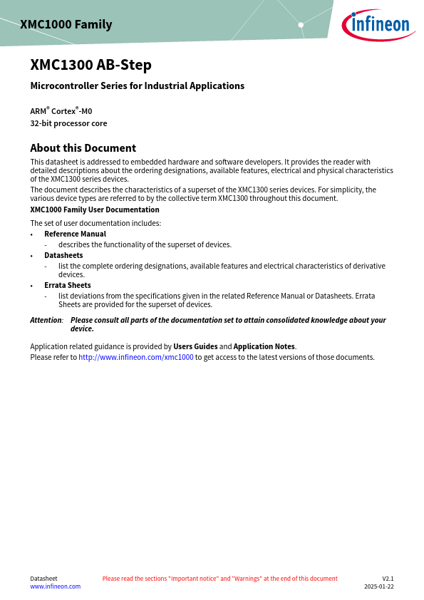 XMC1301 Datasheet Preview