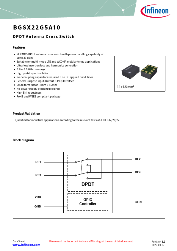 BGSX22G5A10 Datasheet Preview