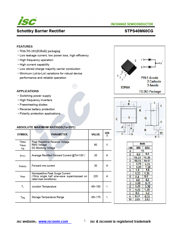 STPS40M60CG