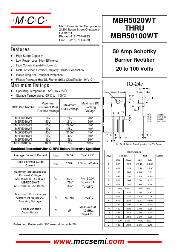 MBR5060WT