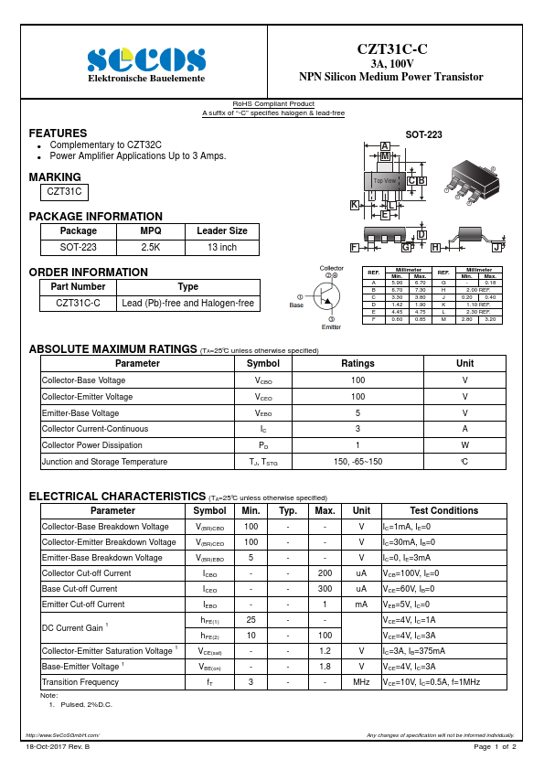 CZT31C-C