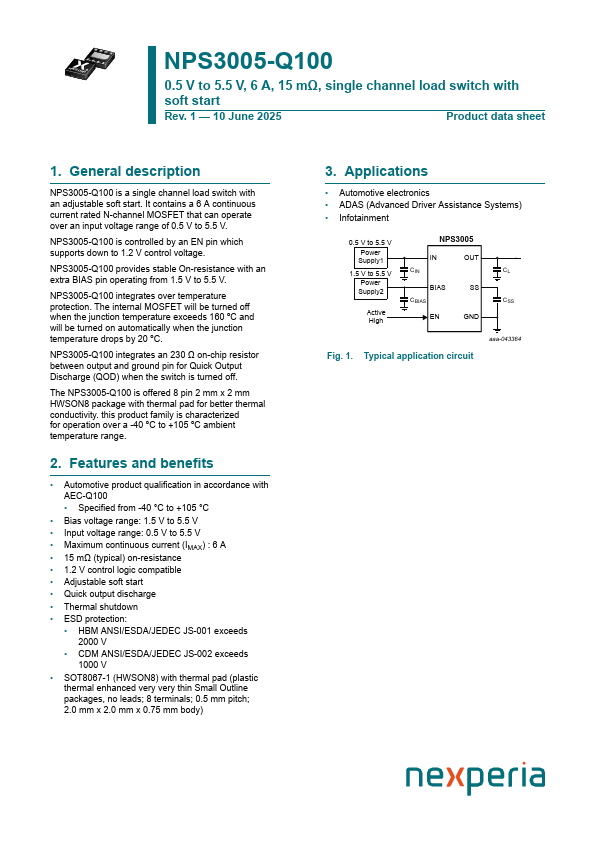 NPS3005-Q100 Datasheet Preview