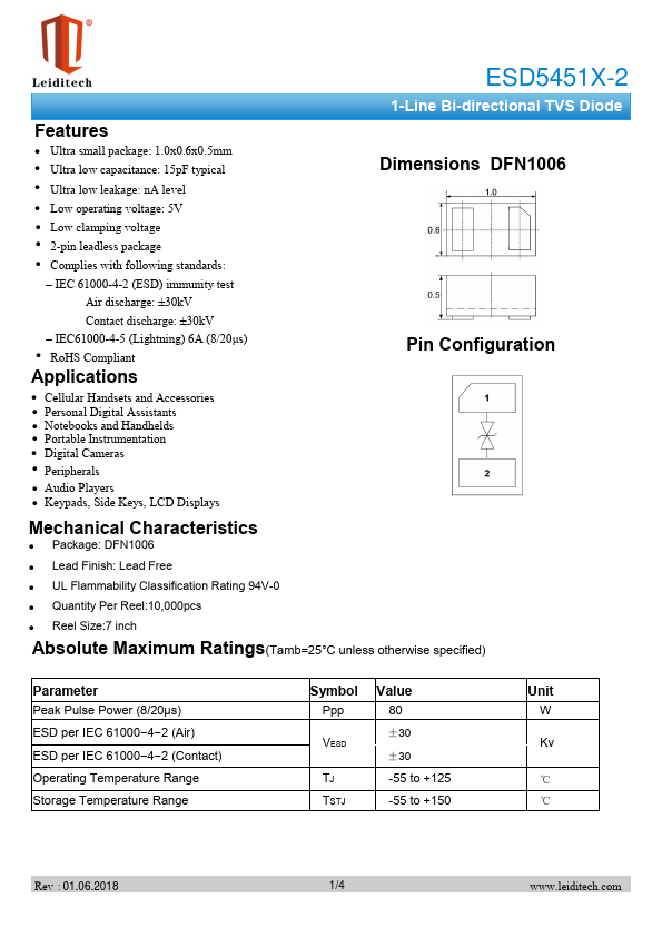 ESD5451X-2