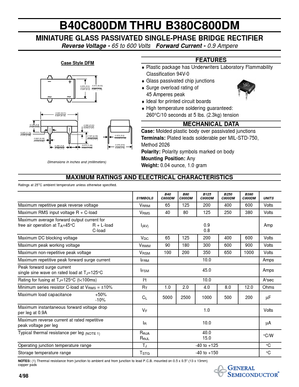 B125C800DM