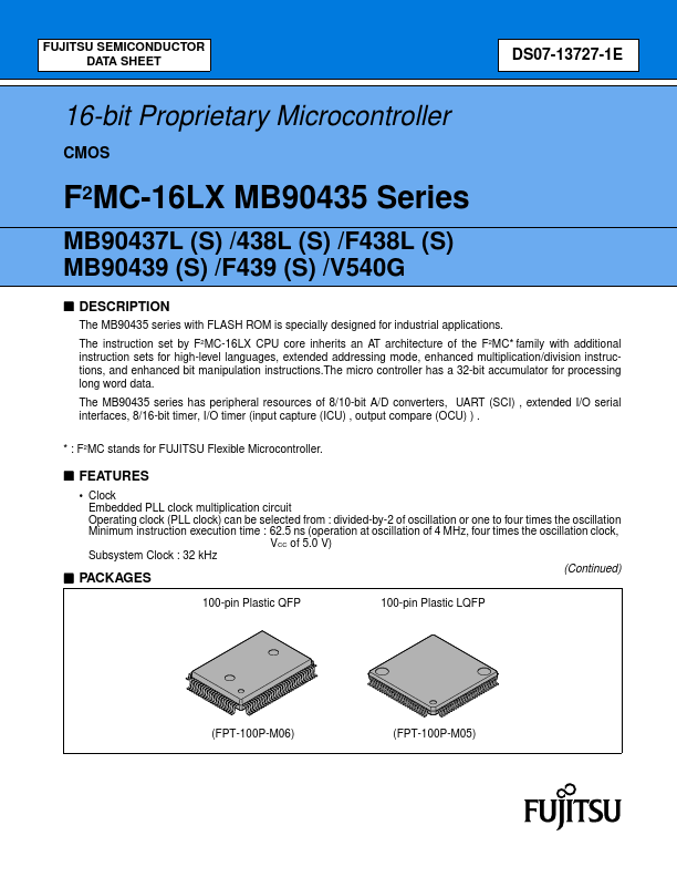 MB90V540G