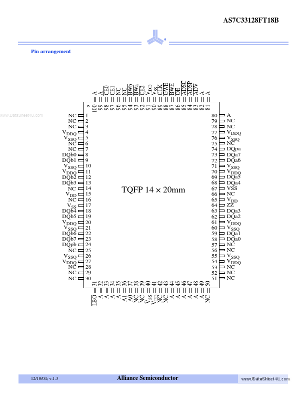 AS7C33128FT18B