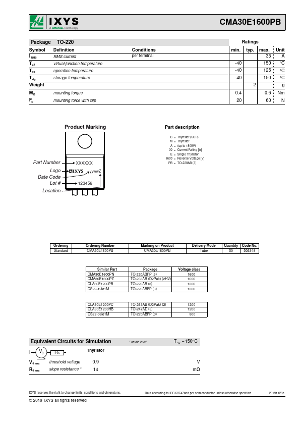 CMA30E1600PB