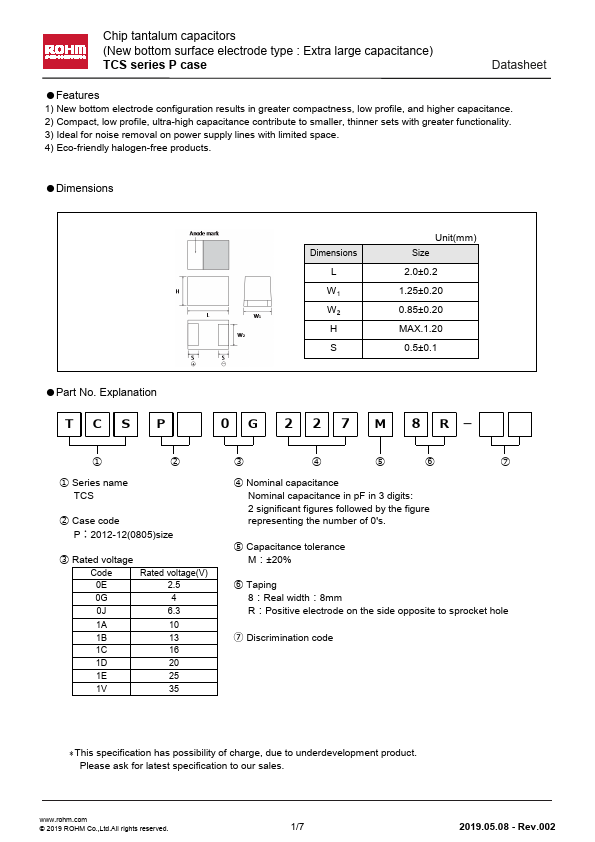 TCSP0J157M8R-V1